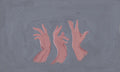 Hand Studies (1930s), a precise modernist drawing study of the human hand. Archival art print on fine art paper, framed or unframed.