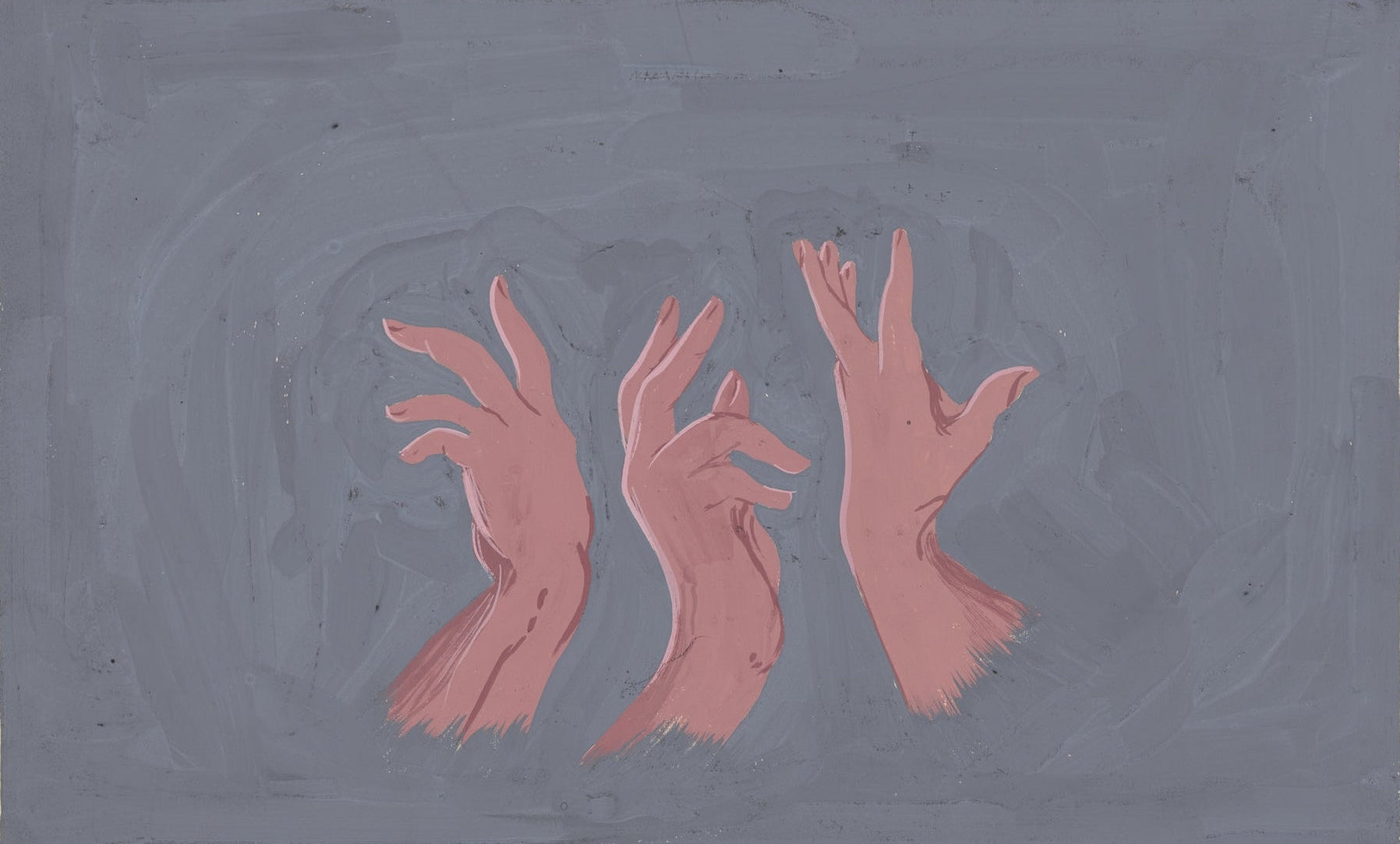 Hand Studies (1930s), a precise modernist drawing study of the human hand. Archival art print on fine art paper, framed or unframed.