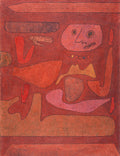 Paul Klee, The Man of Confusion (1939) — Swiss-German Bauhaus master, a late-period figurative abstraction with Klee's characteristic line and layered color ground. Archival giclée art print on fine art paper.
