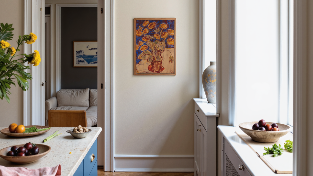 Archival giclée art print framed on a wall — Verso curated print shop