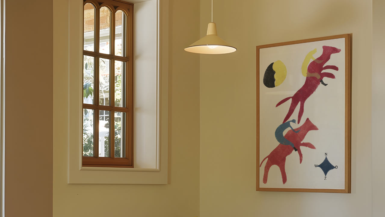 Curated early 20th-century art print in a home interior — Verso Print Shop
